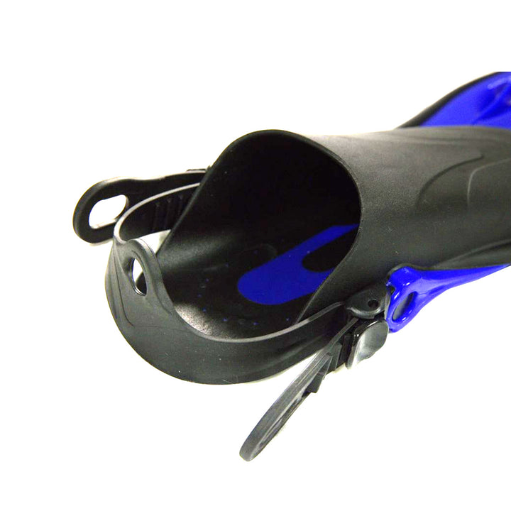 SHARKSKIN ADULT MASK, COMFORT SNORKEL & FIN SET WITH MESH BAG