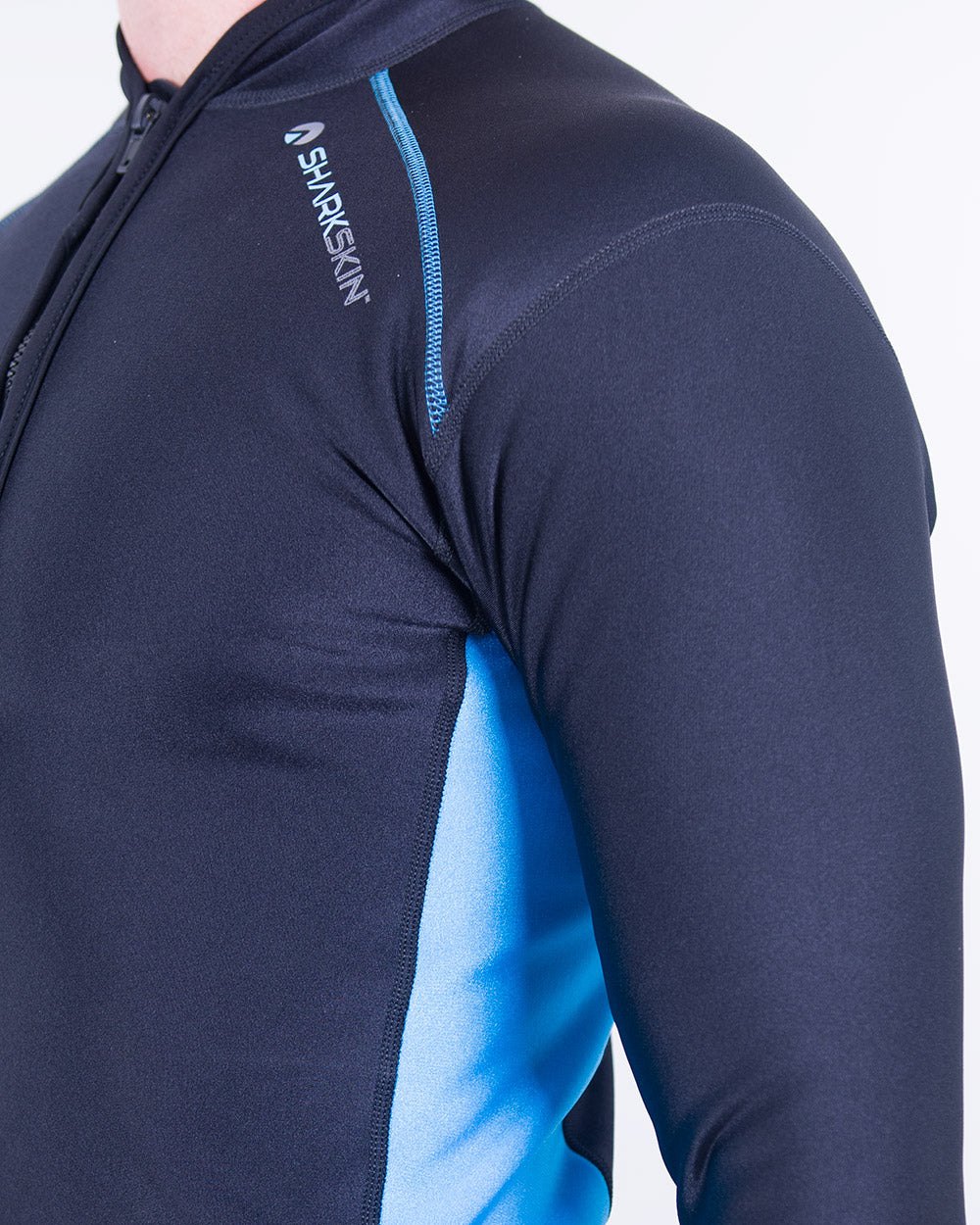 CHILLPROOF LONG SLEEVE CHEST ZIP TOP - MENS NEW