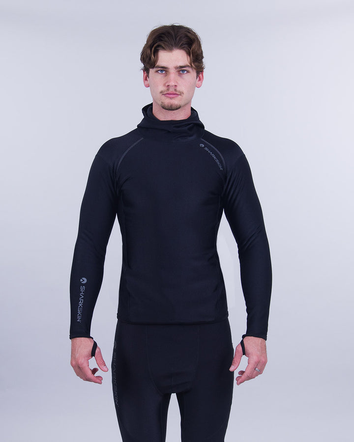 CHILLPROOF LONG SLEEVE HOODED TOP - MENS NEW