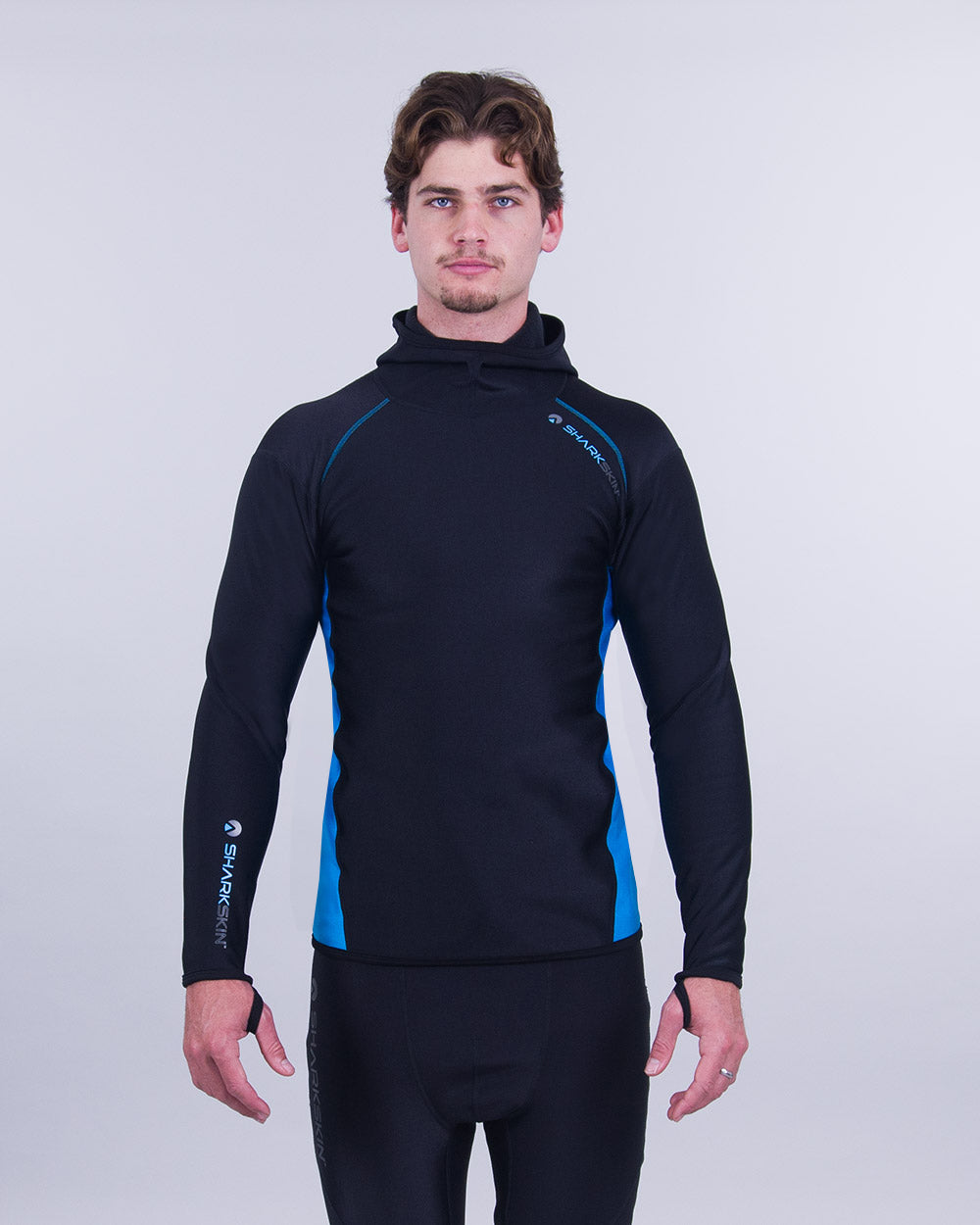 CHILLPROOF LONG SLEEVE HOODED TOP - MENS NEW