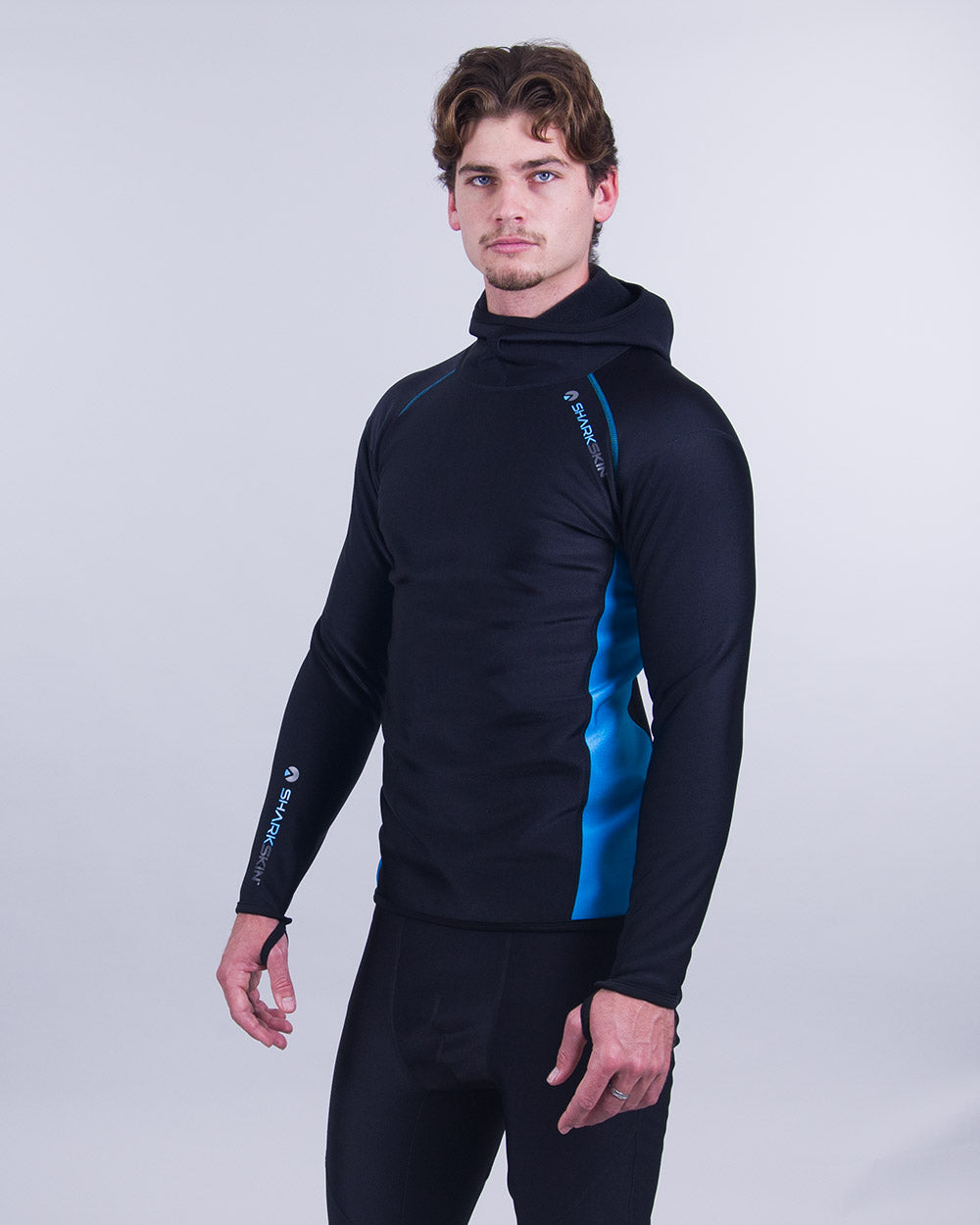 CHILLPROOF LONG SLEEVE HOODED TOP - MENS NEW