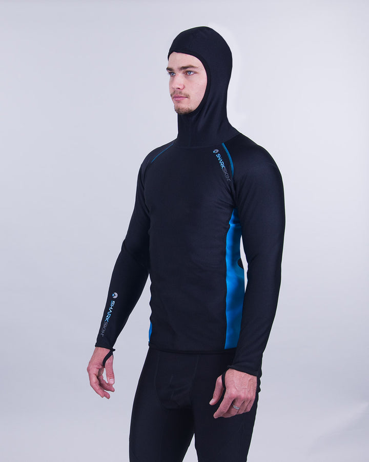 CHILLPROOF LONG SLEEVE HOODED TOP - MENS NEW