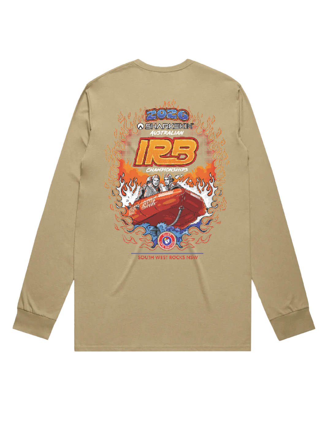 2026 IRB AUS MERCH FLAMING LONG SLEEVE TEE