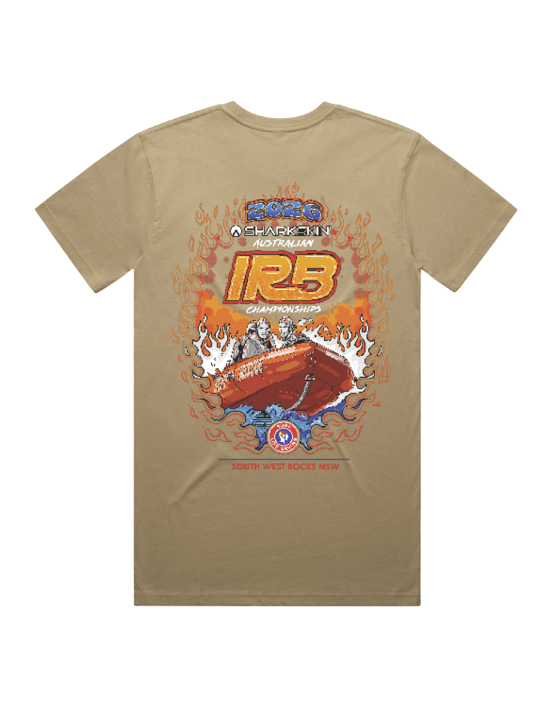 2026 IRB AUS MERCH FLAMING TEE