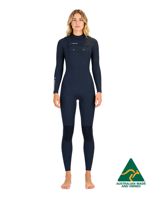 ATLAS 3MM STEAMER CHEST ZIP LADIES