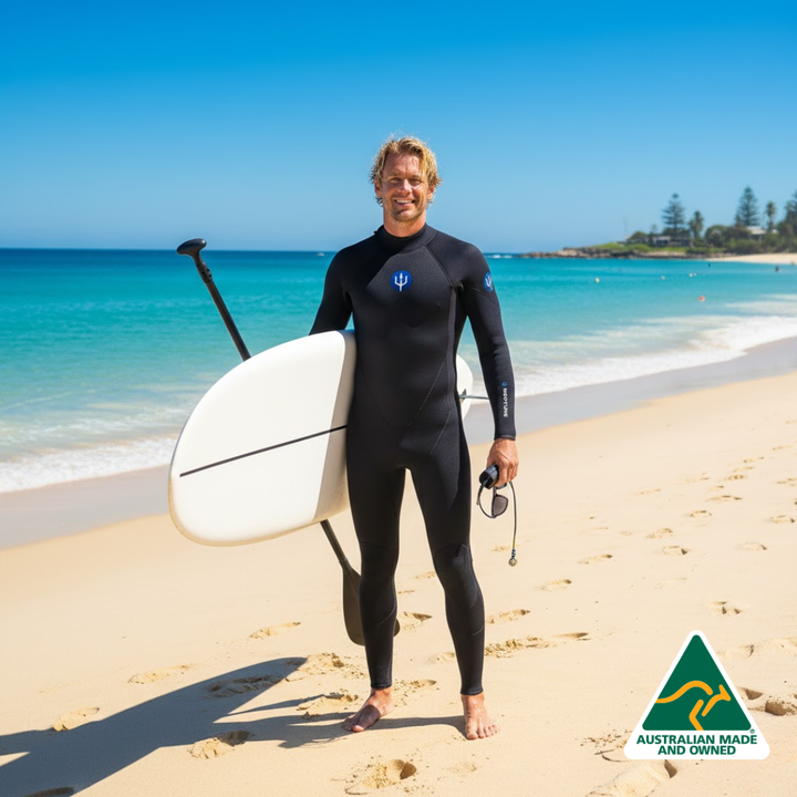 ATLAS 3MM STEAMER REAR ZIP MENS