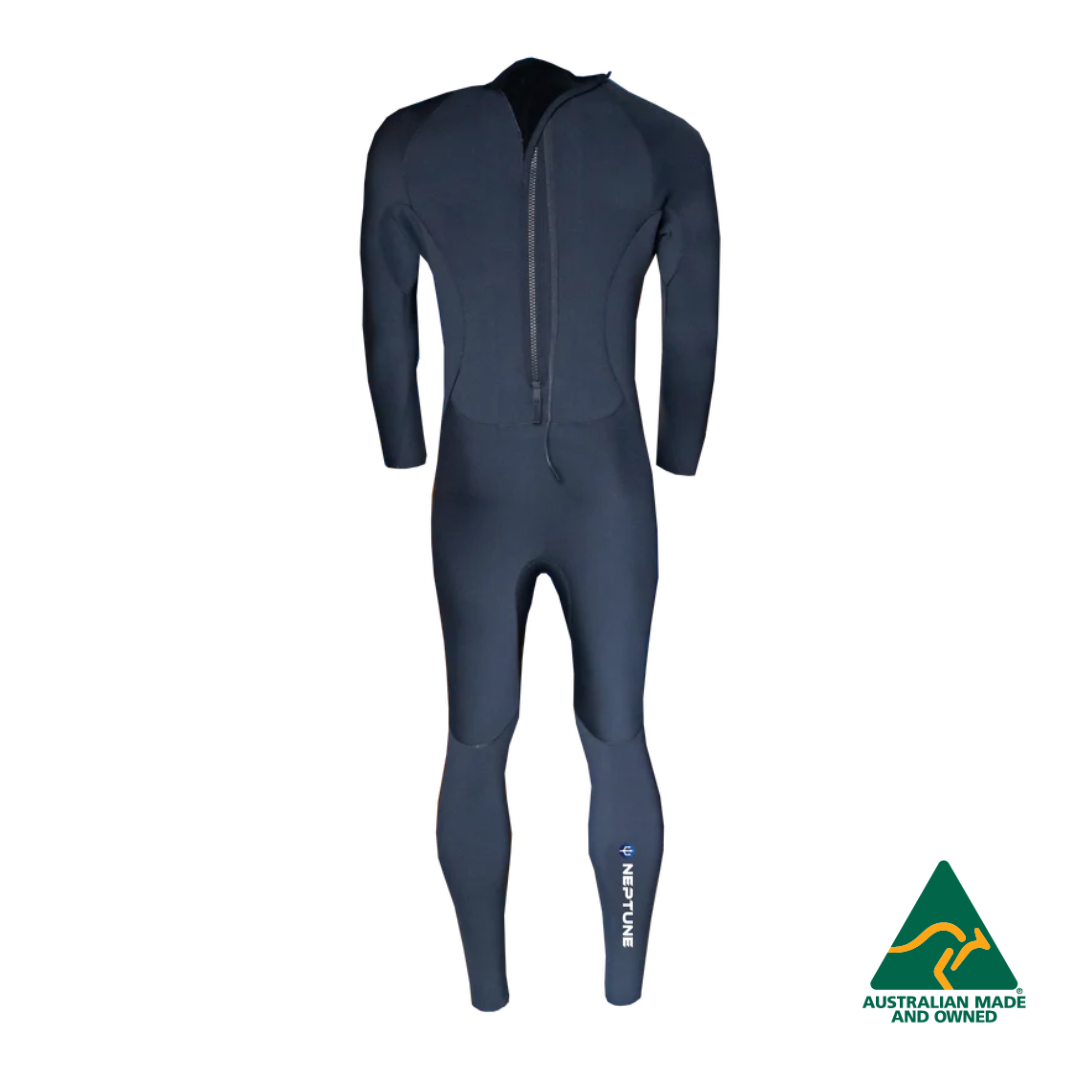 ATLAS 3MM STEAMER REAR ZIP MENS