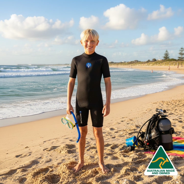 ATLAS 3MM SPRING SUIT REAR ZIP JUNIOR