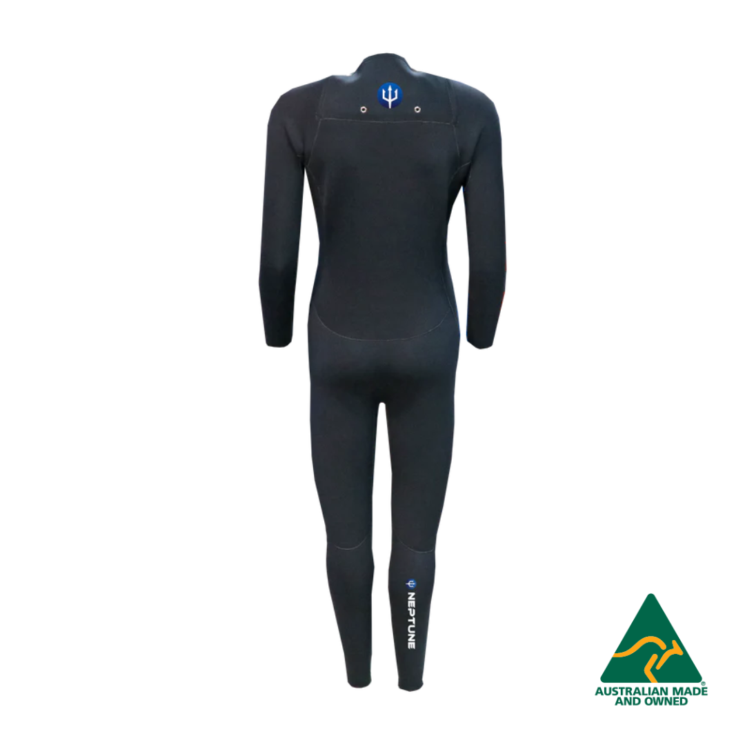 ATLAS 3MM STEAMER CHEST ZIP LADIES