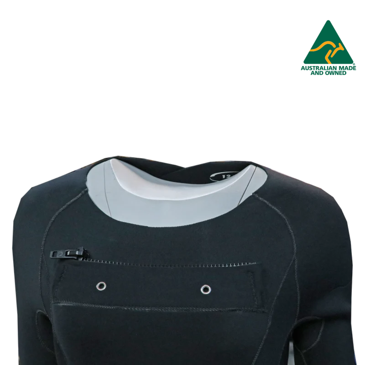 ATLAS 3MM STEAMER CHEST ZIP LADIES