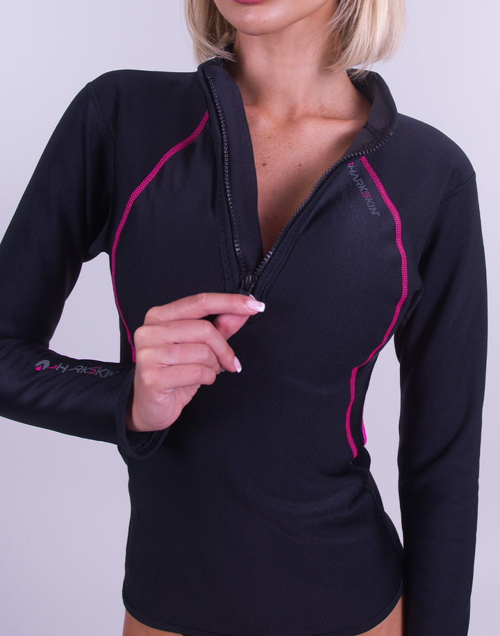 CHILLPROOF LONG SLEEVE FULL ZIP TOP - WOMENS