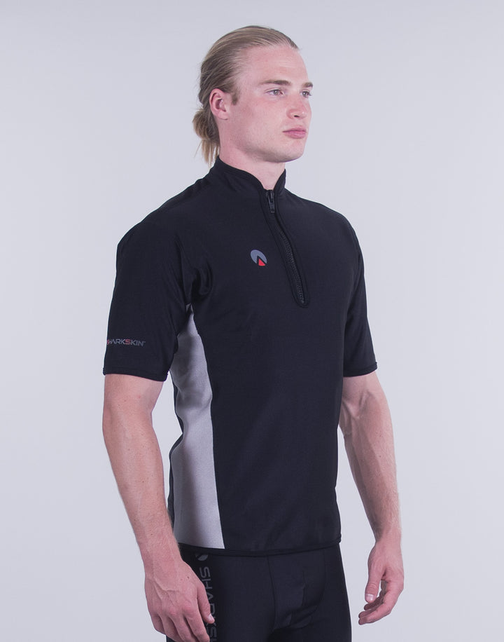 CHILLPROOF SHORT SLEEVE CHEST ZIP - MENS