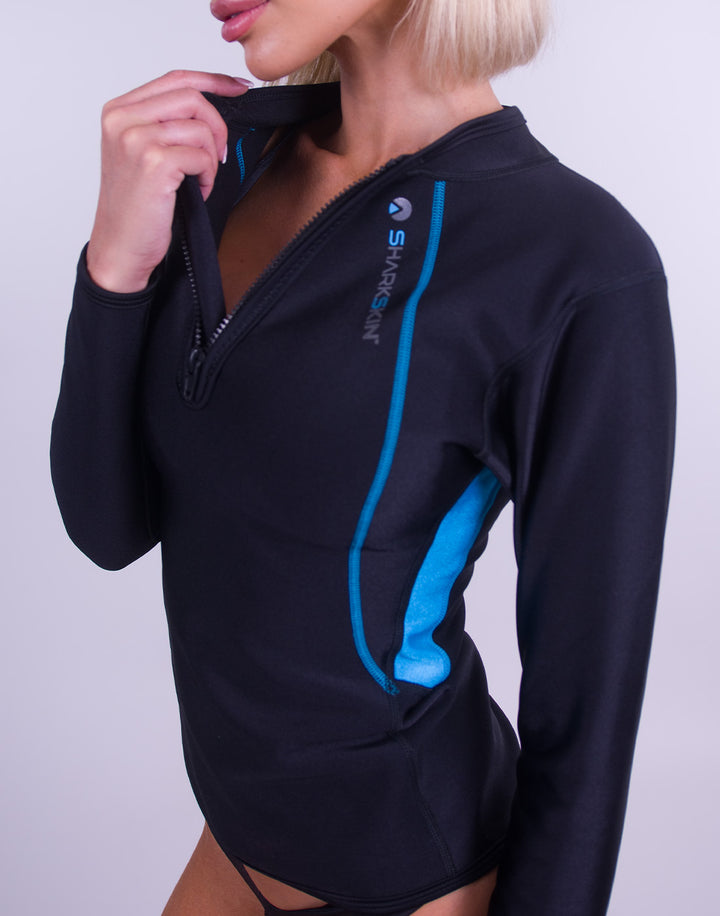 CHILLPROOF LONG SLEEVE FULL ZIP TOP - WOMENS