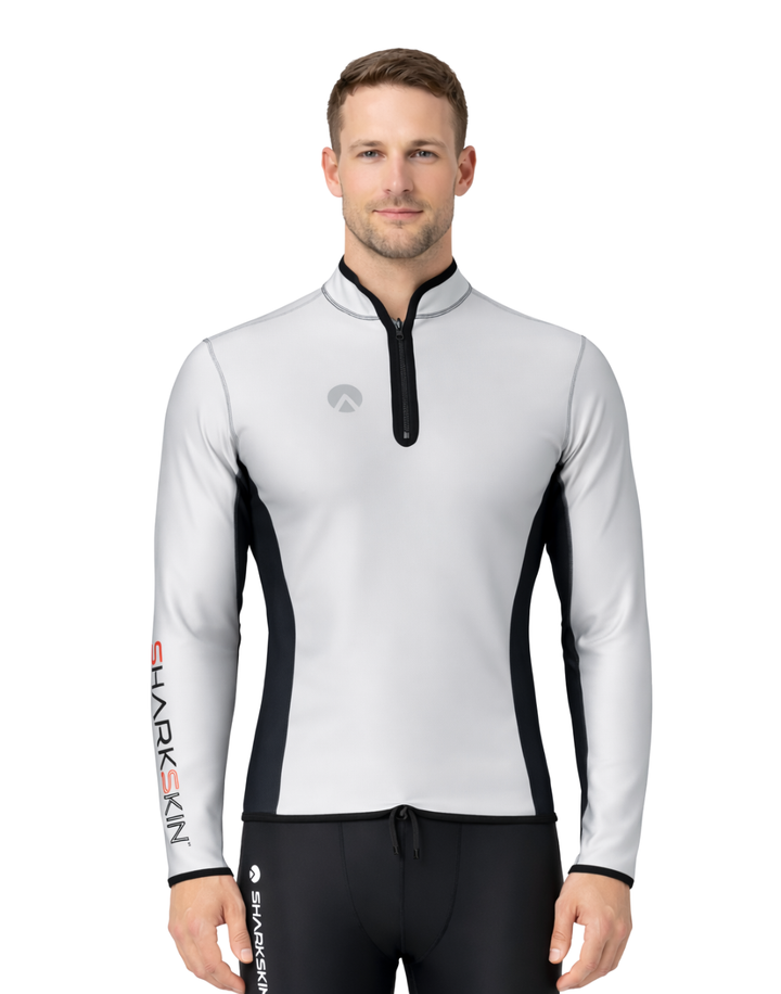 CHILLPROOF LONG SLEEVE CHEST ZIP TOP - MENS