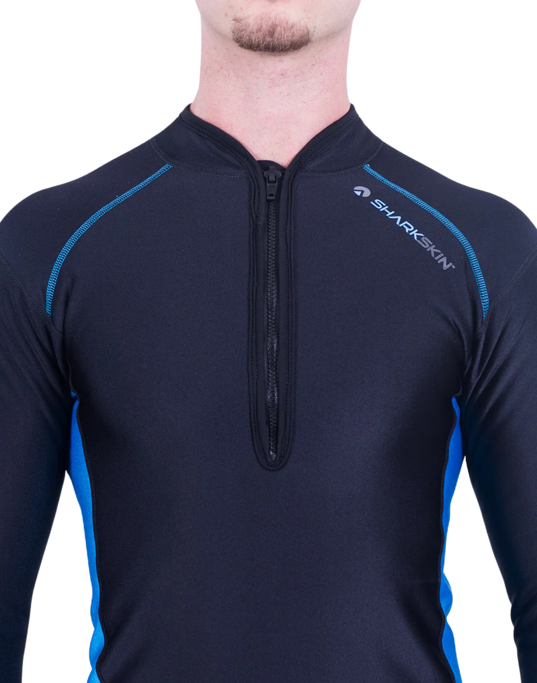 CHILLPROOF LONG SLEEVE CHEST ZIP TOP - MENS NEW