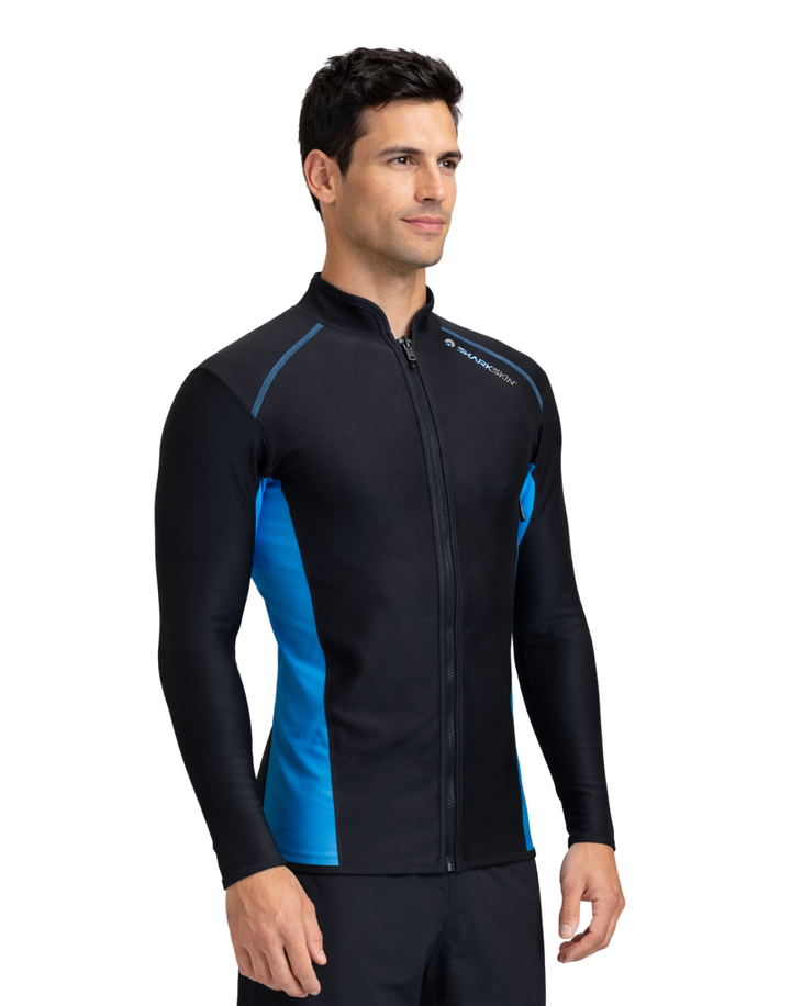 CHILLPROOF LONG SLEEVE FULL ZIP TOP - MENS NEW