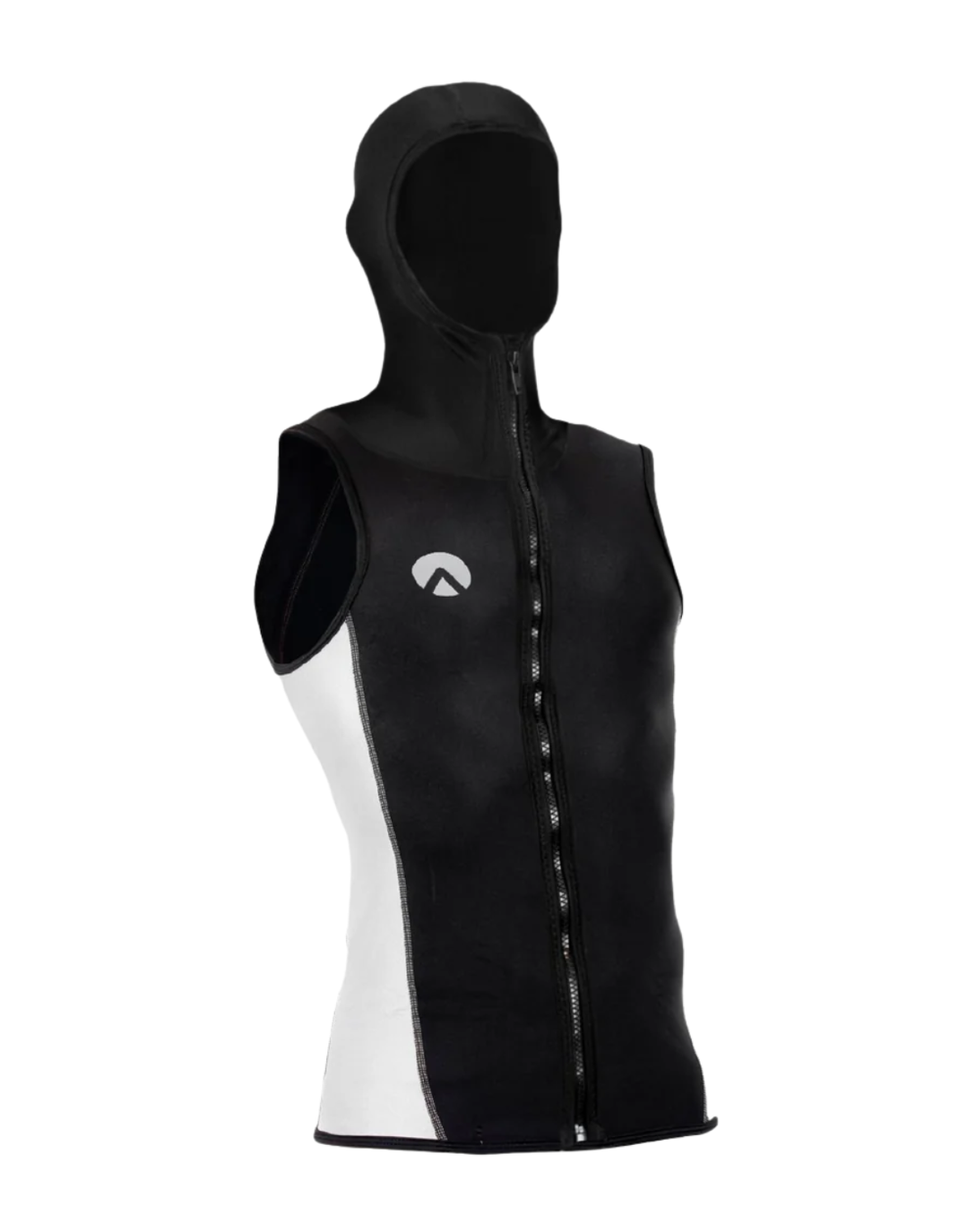 CHILLPROOF SLEEVELESS VEST WITH HOOD FULL ZIP - MENS