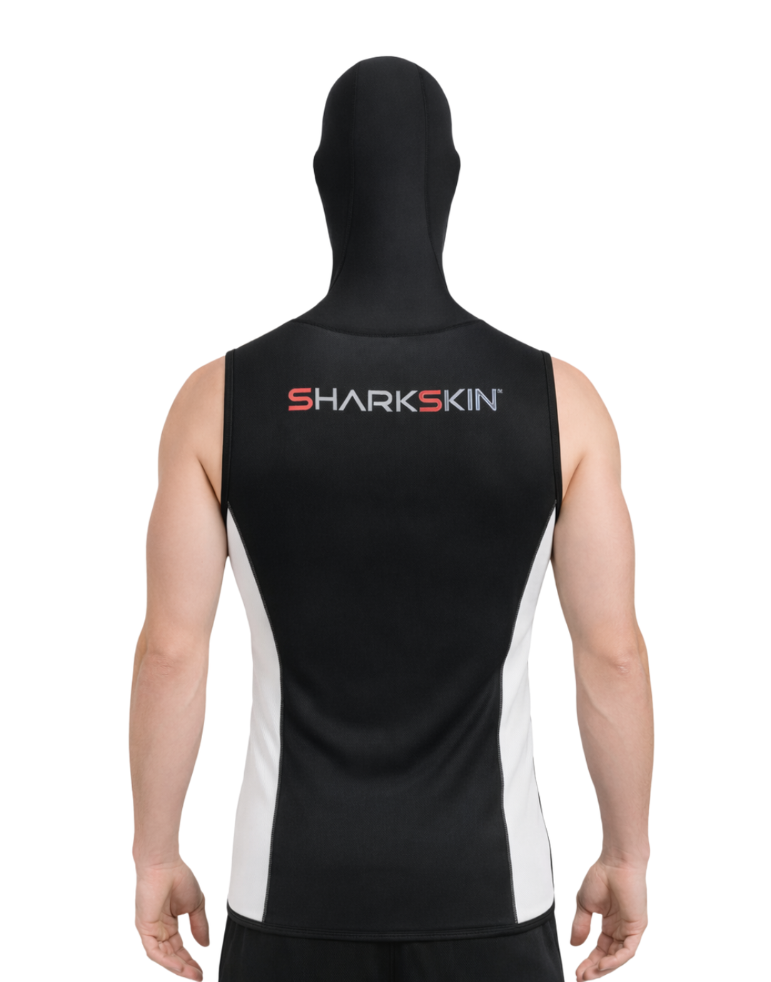 CHILLPROOF SLEEVELESS VEST WITH HOOD FULL ZIP - MENS