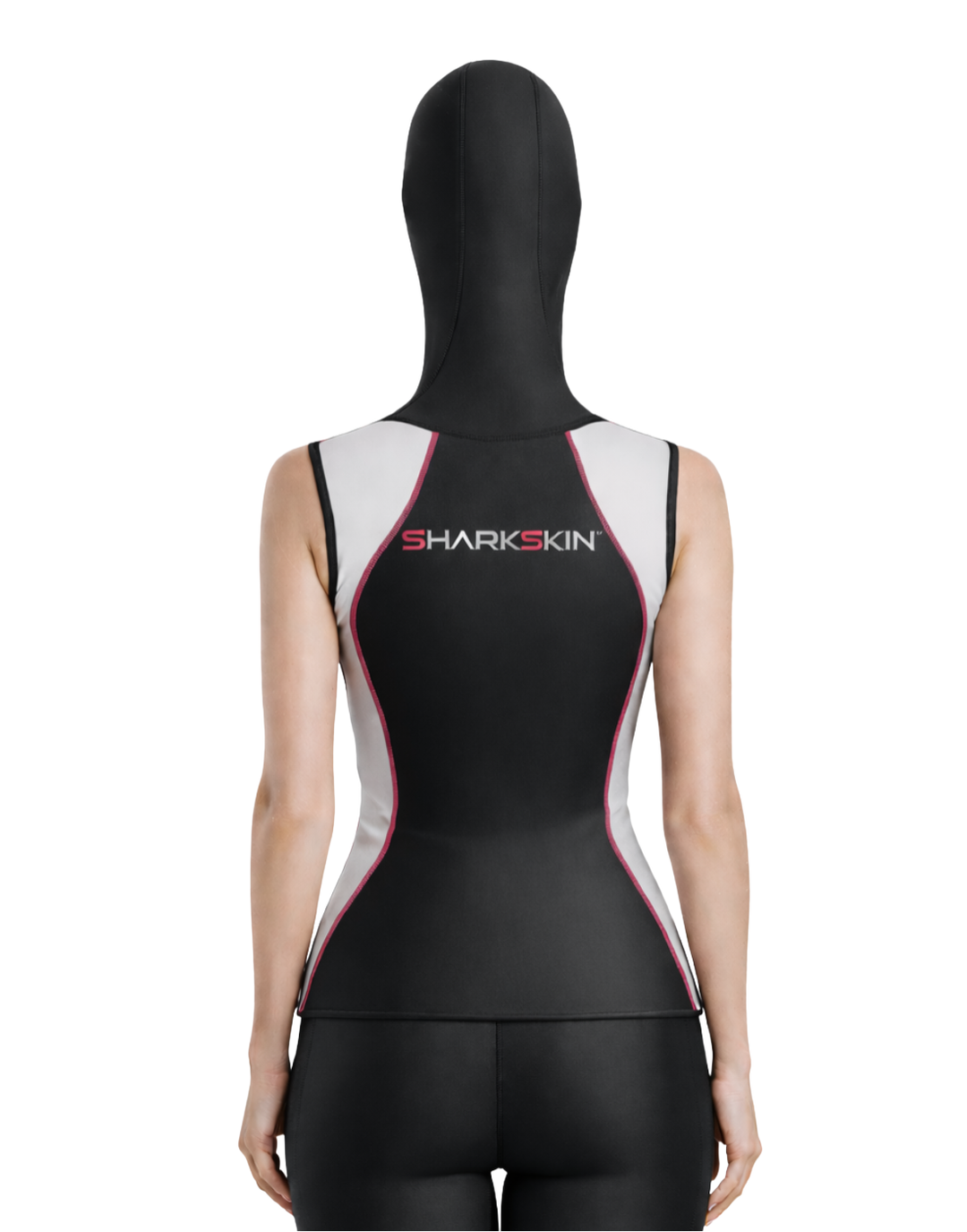 CHILLPROOF SLEEVELESS VEST WITH HOOD FULL ZIP - WOMENS