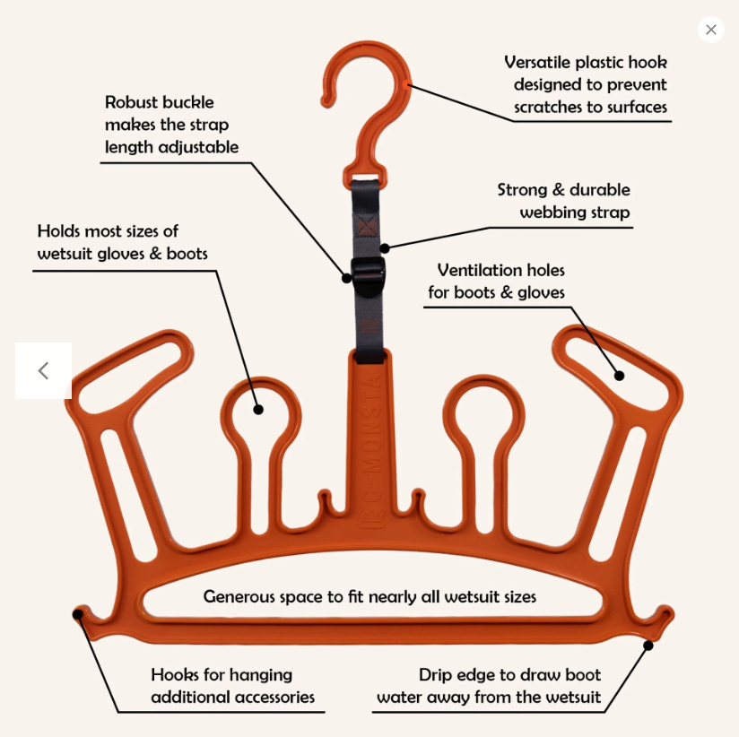 C-Monsta Wetsuit & Accessory Hanger