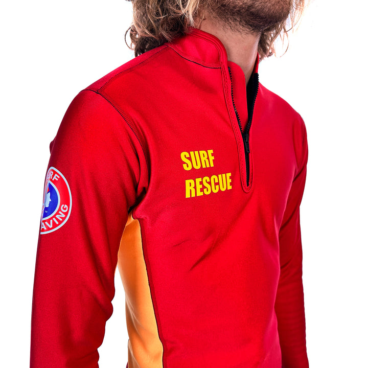 SLSA MEMBERS CHILLPROOF LONG SLEEVE CHEST ZIP TOP - MENS