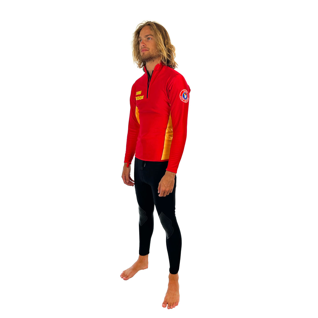 SLSA MEMBERS CHILLPROOF LONG SLEEVE CHEST ZIP TOP - MENS