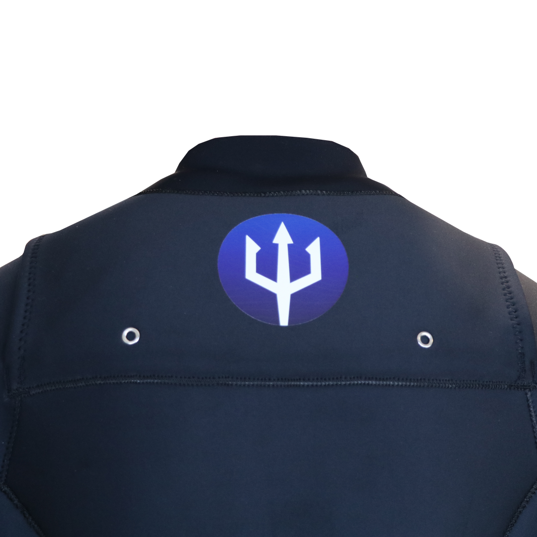 ATLAS 3MM STEAMER CHEST ZIP MENS