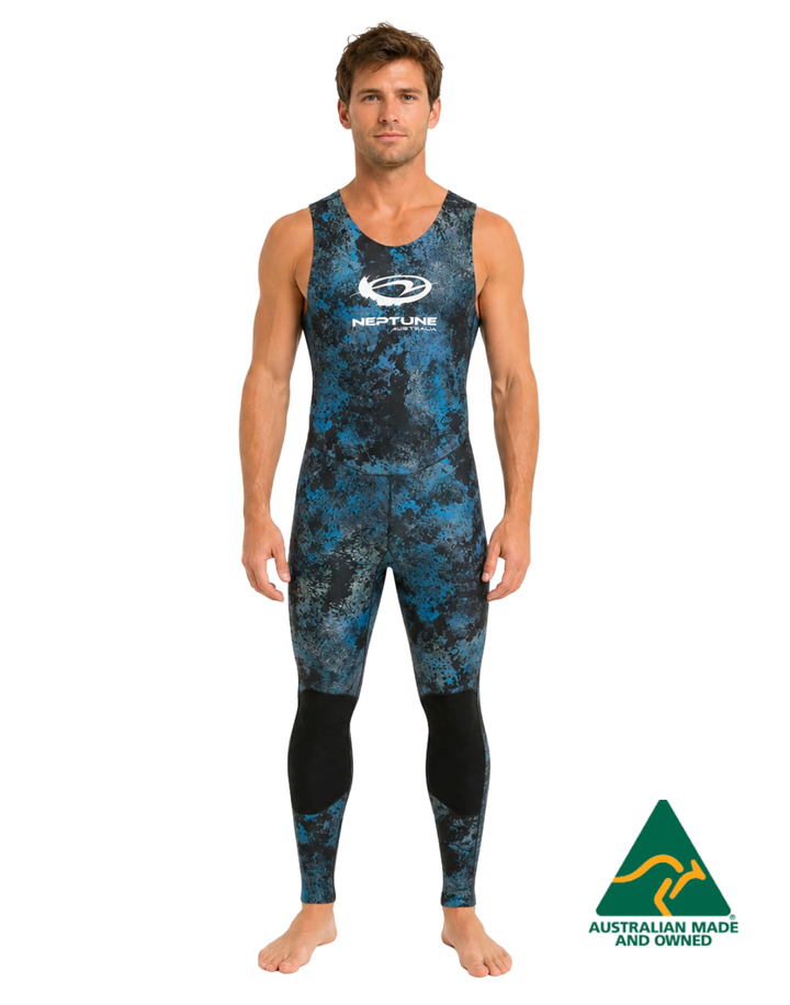 NEPTUNE TOP GUN LINED 3MM MALE LONG JOHN