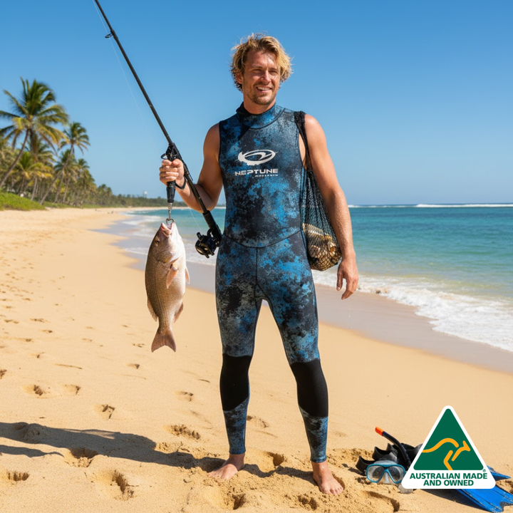 NEPTUNE TOP GUN OPEN CELL 3MM MALE LONG JOHN