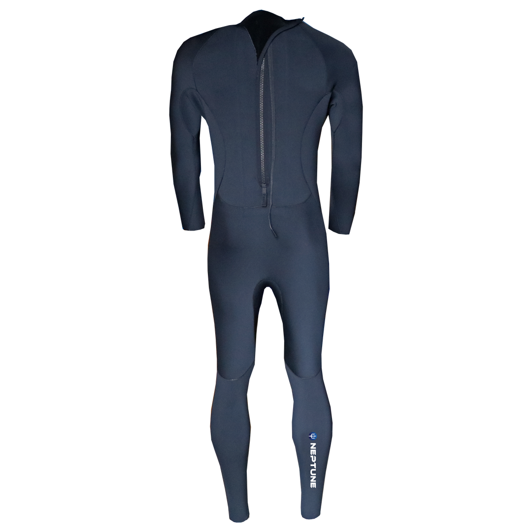 ATLAS 3MM STEAMER REAR ZIP MENS