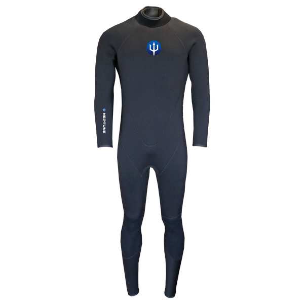 ATLAS 3MM STEAMER REAR ZIP MENS