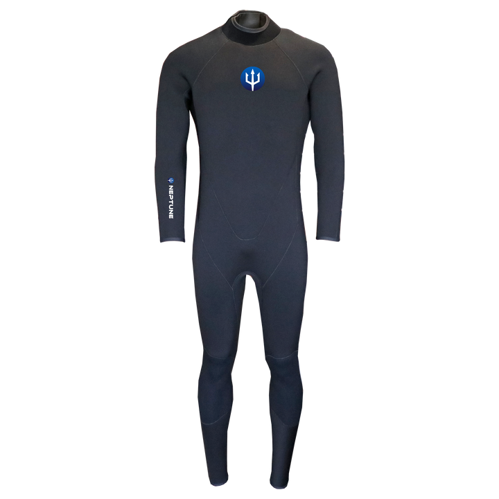 ATLAS 3MM STEAMER REAR ZIP MENS