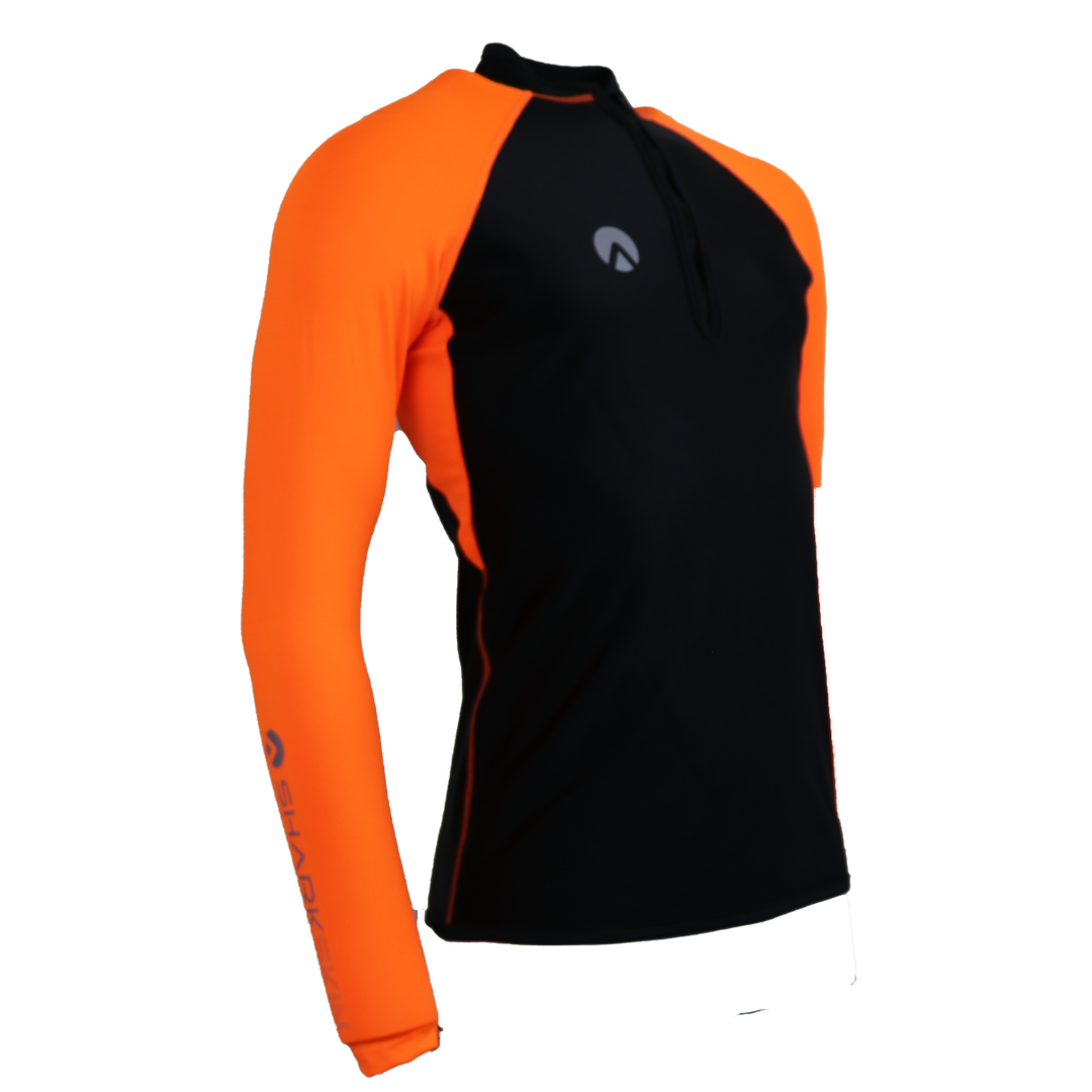 HIGH PERFORMANCE LONG SLEEVE CHEST ZIP TOP - MENS NEW