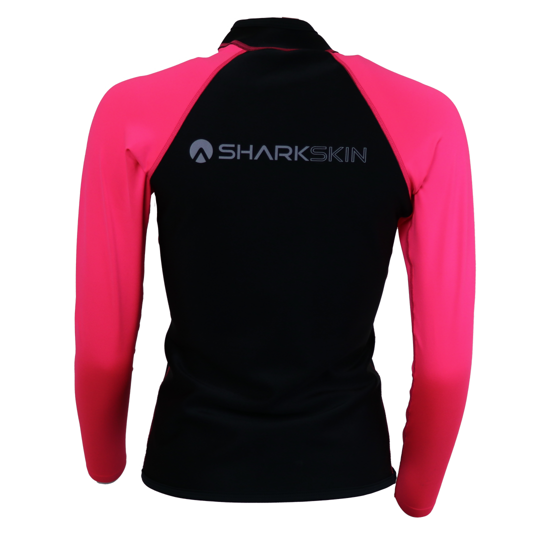 HIGH PERFORMANCE LONG SLEEVE CHEST ZIP TOP - WOMENS NEW