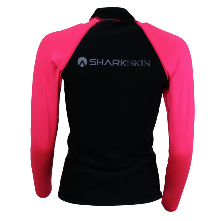 HIGH PERFORMANCE LONG SLEEVE CHEST ZIP TOP - WOMENS NEW