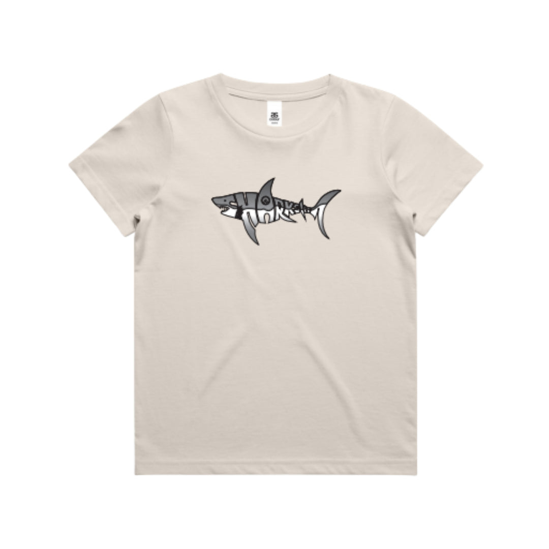 SHARKSKIN WORD SHARK TEE JUNIOR