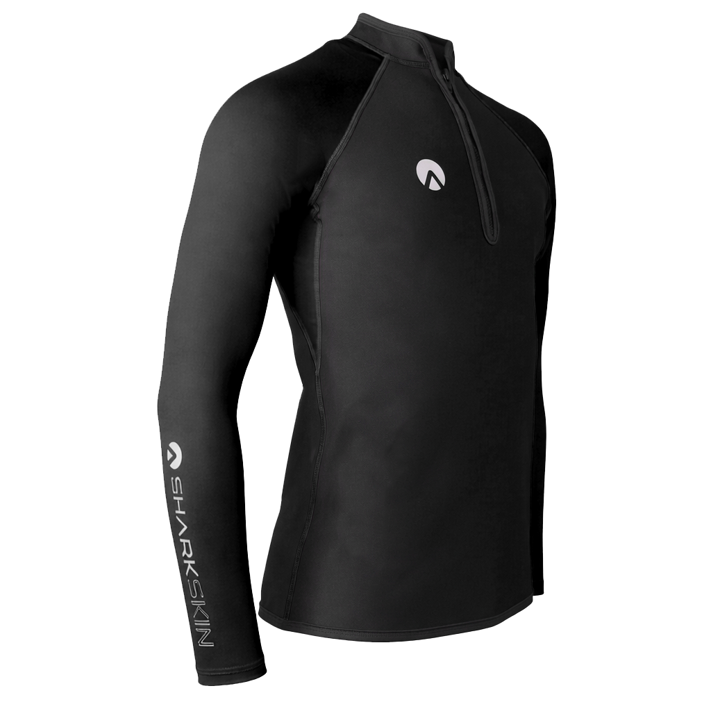PERFORMANCE LONG SLEEVE CHEST ZIP TOP - MENS NEW
