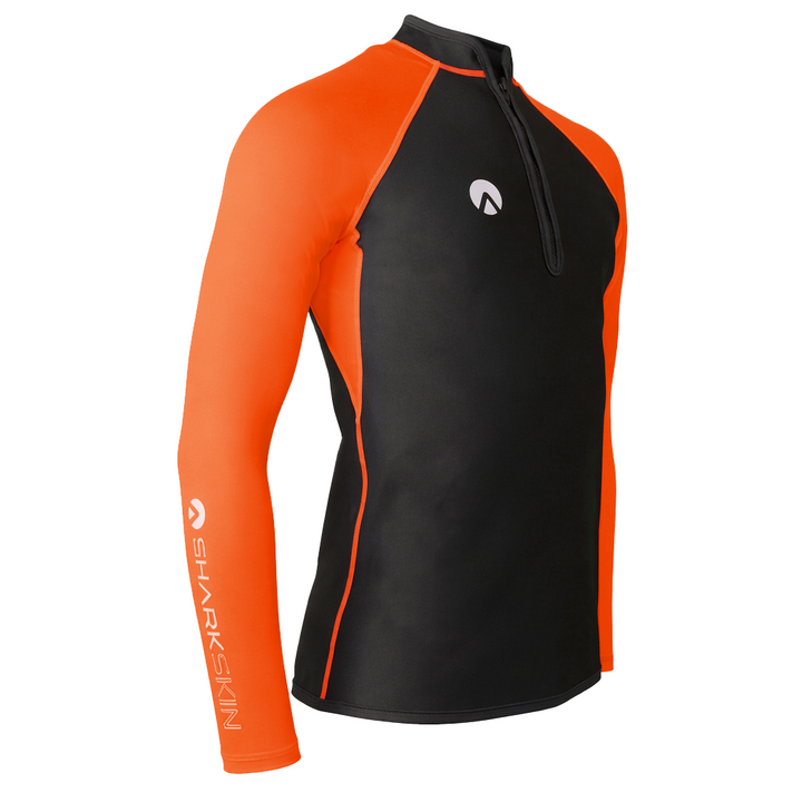 PERFORMANCE LONG SLEEVE CHEST ZIP TOP - MENS NEW