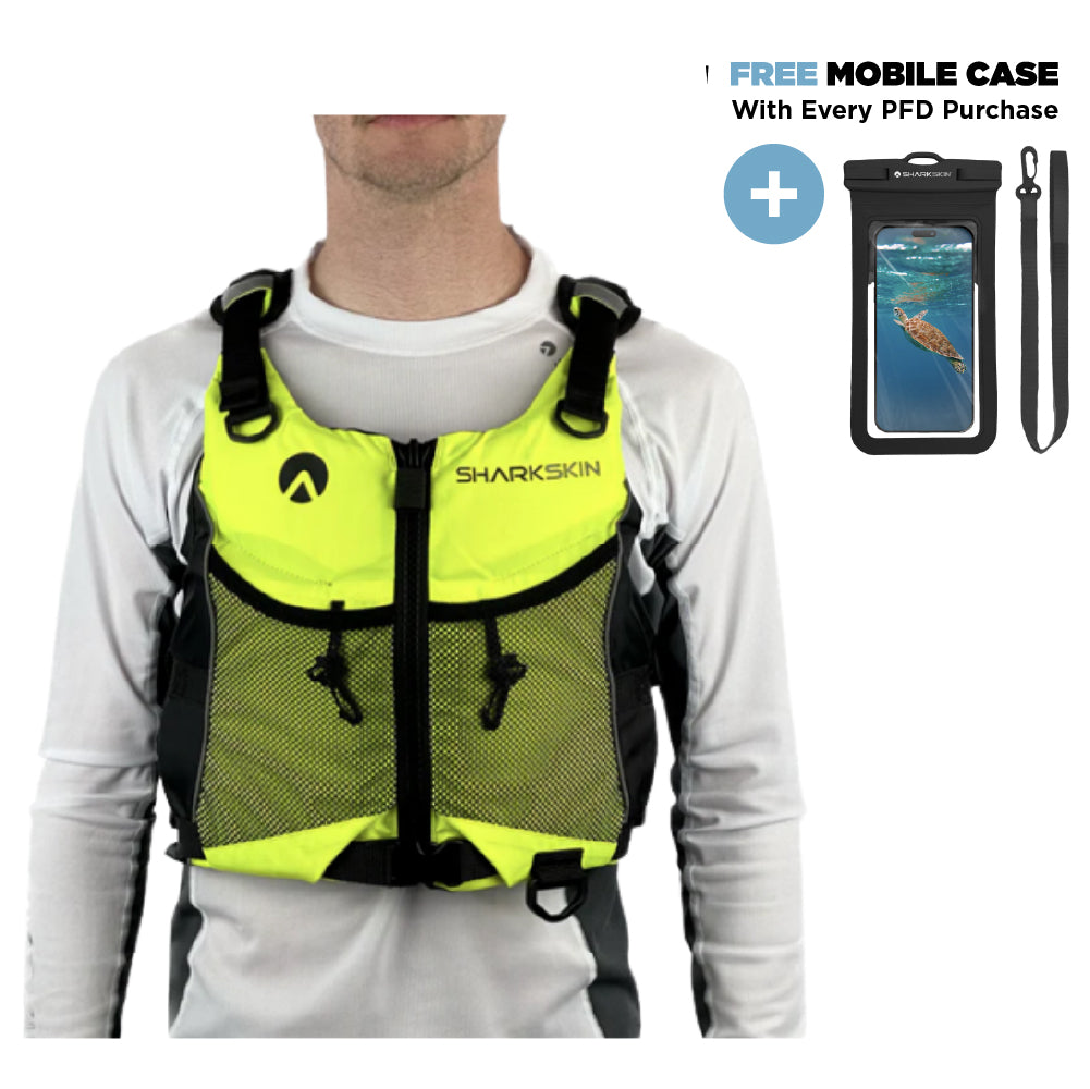 MULTIFLEX FRONT-ZIP PFD WITH FREE PHONE CASE