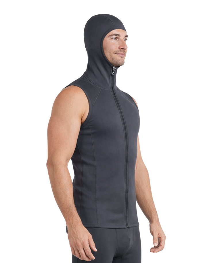 T2 CHILLPROOF FULL ZIP VEST WITH HOOD - MENS