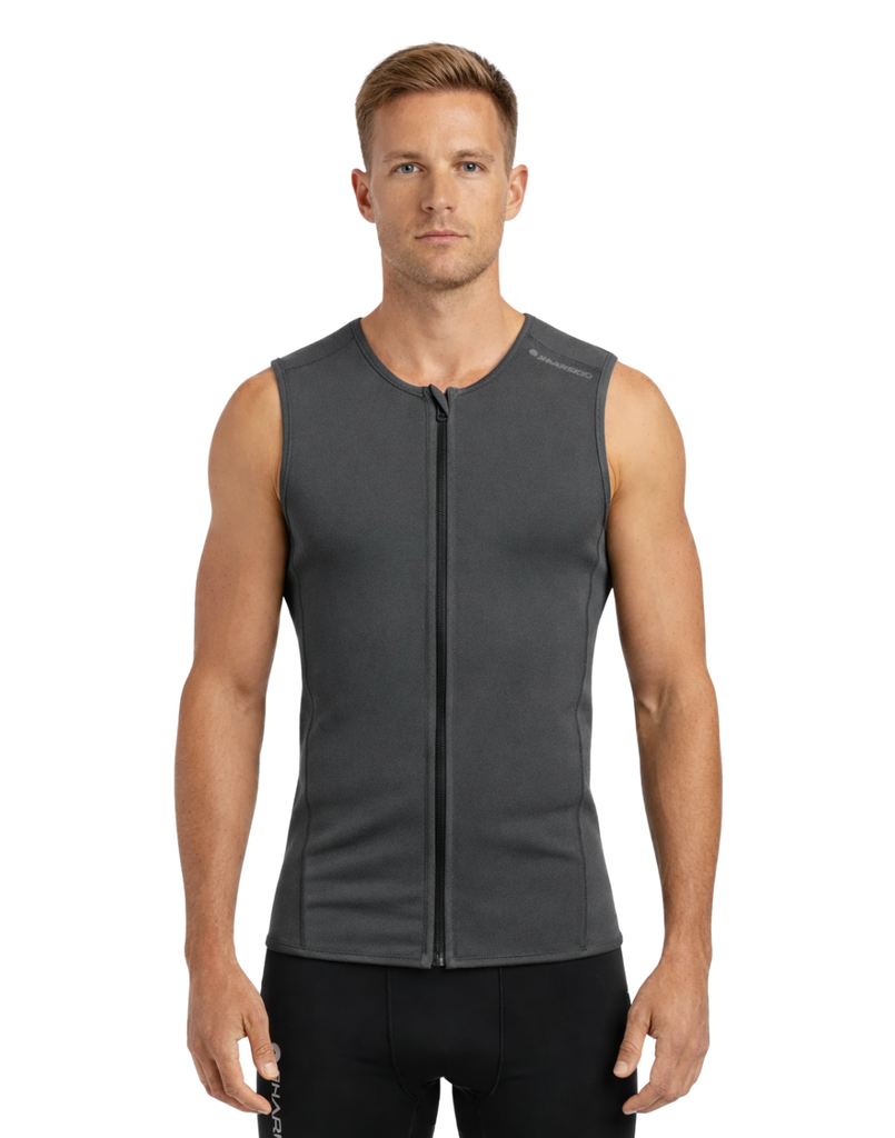 T2 CHILLPROOF SLEEVELESS FULL ZIP VEST - MENS – Sharkskin Australia
