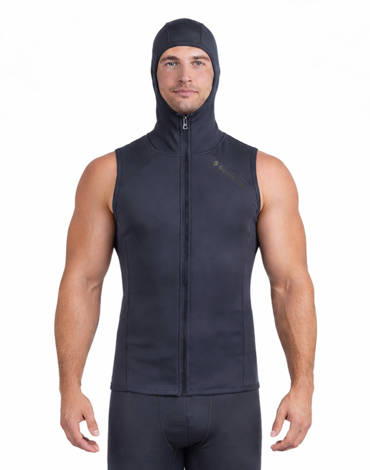 T2 CHILLPROOF FULL ZIP VEST WITH HOOD - MENS