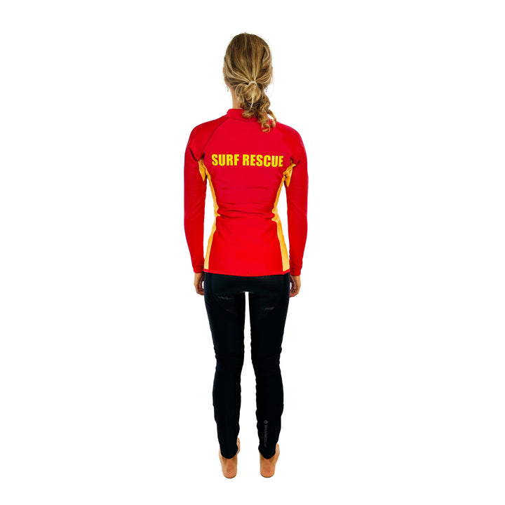 SLSA MEMBERS CHILLPROOF LONG SLEEVE CHEST ZIP TOP - WOMENS