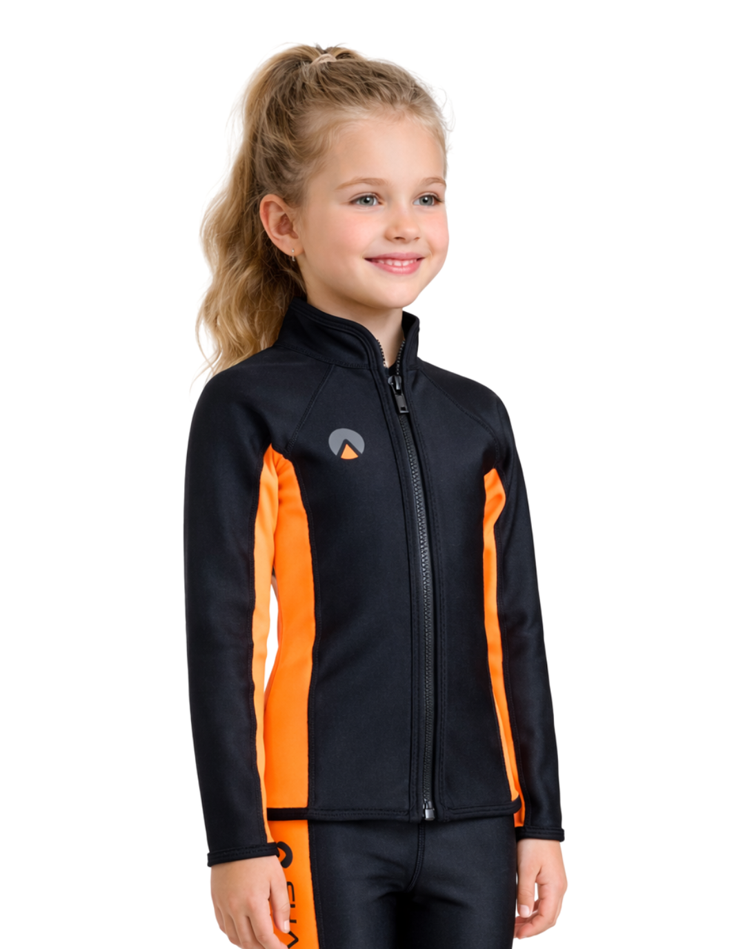 CHILLPROOF LONG SLEEVE FULL ZIP TOP - JUNIOR