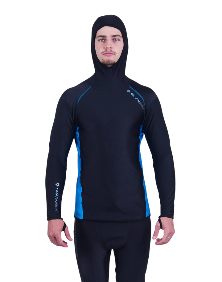 CHILLPROOF LONG SLEEVE HOODED TOP - MENS NEW