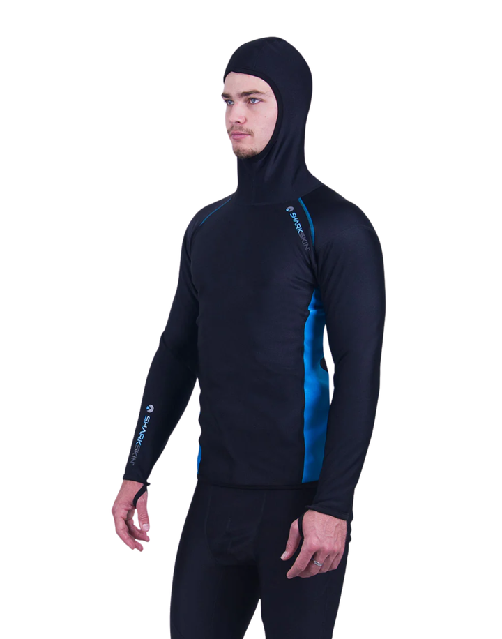 CHILLPROOF LONG SLEEVE HOODED TOP - MENS NEW