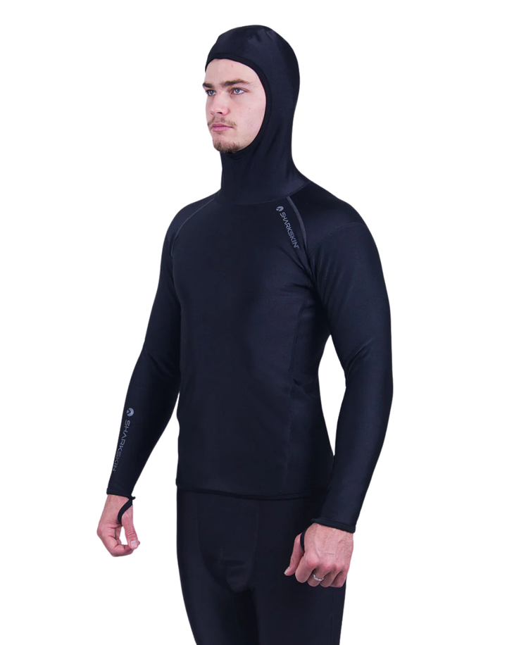 CHILLPROOF LONG SLEEVE HOODED TOP - MENS NEW