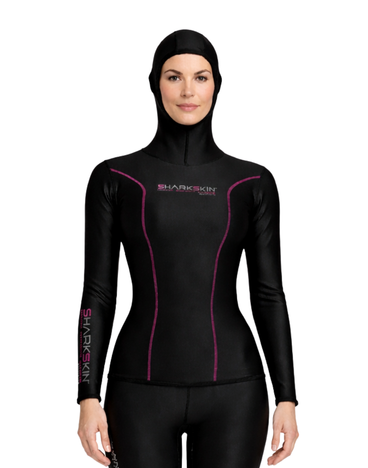 CHILLPROOF LONG SLEEVE HOODED TOP - WOMENS