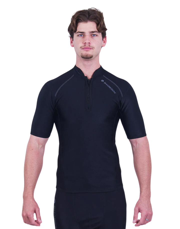 CHILLPROOF SHORT SLEEVE CHEST ZIP - MENS NEW