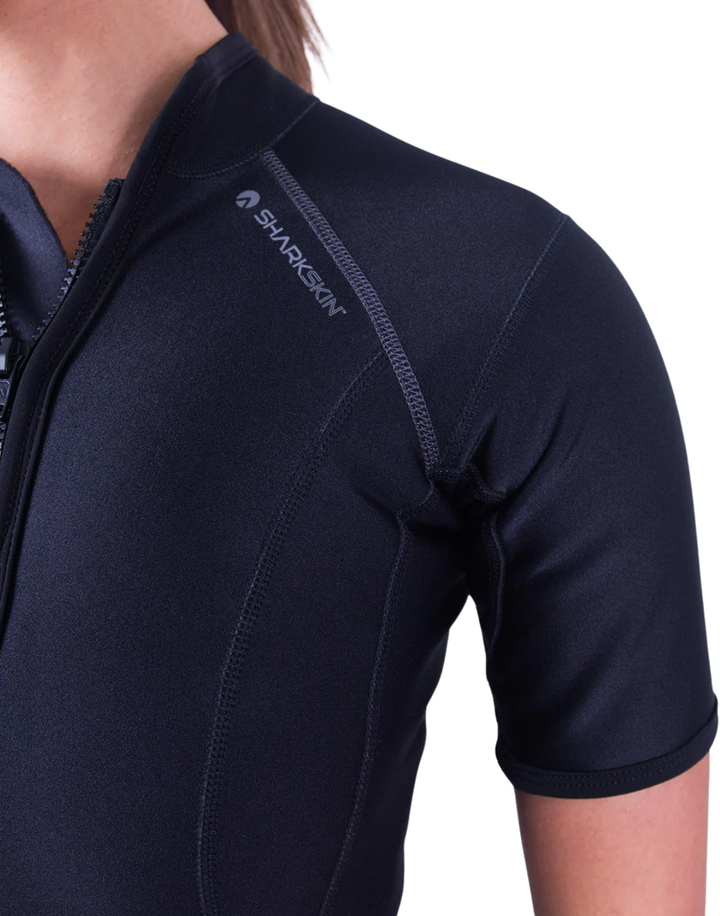 CHILLPROOF SHORT SLEEVE CHEST ZIP - WOMENS NEW